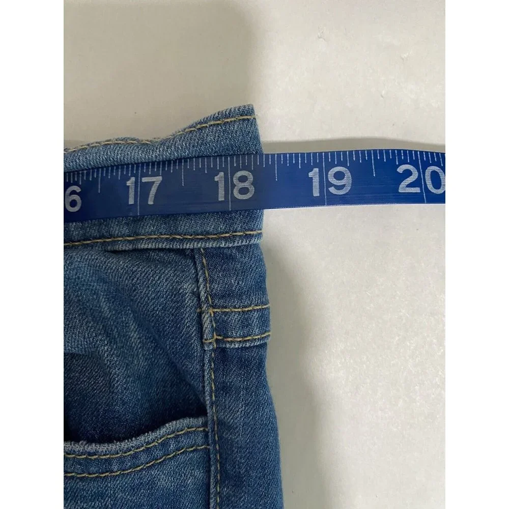 Flying Monkey Women’s Jeans Platinum distressed USA Size tag 29 Actual 36" - Picture 7 of 9